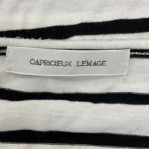 CAPRICIEUX LE'MAGE★カプリシュレマージュ★ボーダーカットソー トップス★サイズF　10-342_画像8