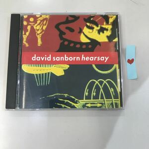 CD中古☆【洋楽】david sanborn hearsay