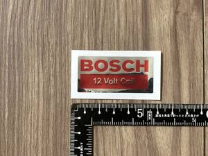 ★送料無料★Bosch 12 Volt Coil Metallic Foil ボッシュ ホイル ステッカー デカール 52mm x 26mm