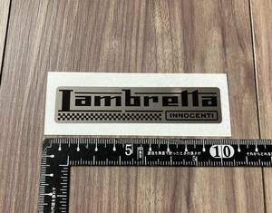 ★送料無料★Lambretta Sticker ランブレッタ ステッカー デカール シルバー