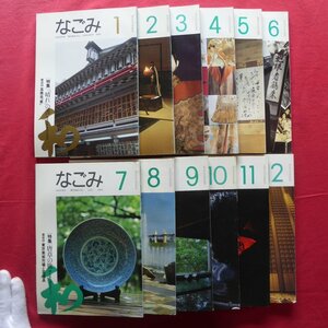 雑誌「なごみ」1994年12冊【特集：茶道具に生きる中国美術/唐草/井口海仙/きれいさび/服飾とジャポニスム/関根伸夫が選ぶ庭、他】