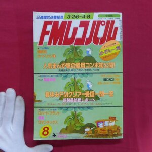 z16音楽情報誌「FMレコパル 中部版」1984年8月号●人気まんが家の愛用コンポ(高橋留美子ほか)/坂田明×高橋幸宏4p/大滝詠一2p/麗美3p