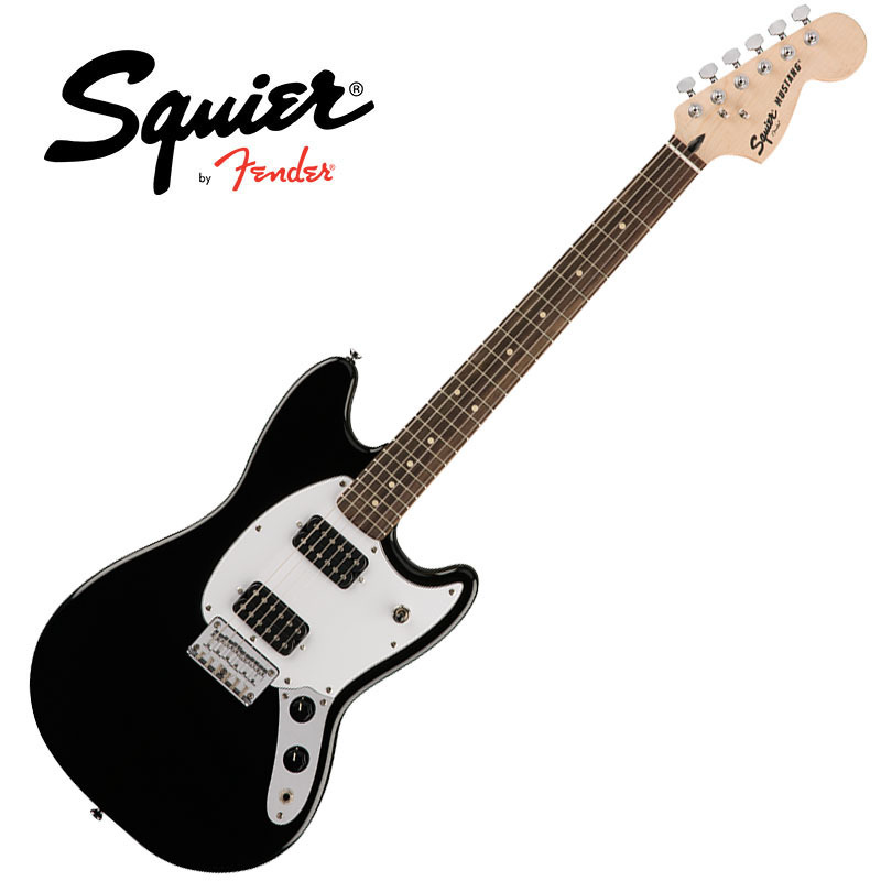 □SQUIER□薄型ムスタング□Bullet Mustang HH Black/使用歴無し