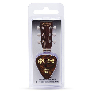 Martin 18A0049 Light 46mm Teardrop pick (12 листов упаковка ) ( Martin )