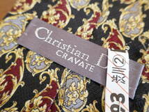 4769◎Christian Dior　クリスチャン　ディオール　 cravates　ヴィンテージ ネクタイ 　クリーング済_画像7