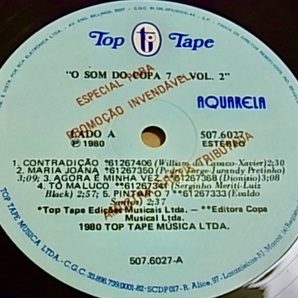 BRA盤80年オリジ！大所帯バイリ系バンドのブラジリアン ファンキー メロウグルーヴの秀作！Copa 7 /O Som Do Copa 7 Vol. 2の画像3