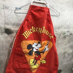 古いミッキーマウス ディズニー エプロン Mickey disney