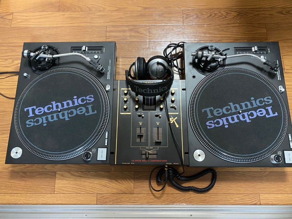 中古】 テクニクス Technics SL-1200MK3D SH-EX1200 セット DJ機器 
