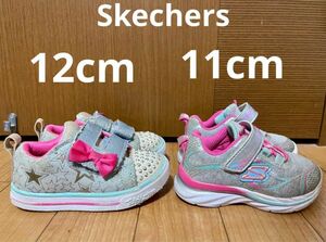 SKECHERS 光る靴 ベビー シューズ 2足セット