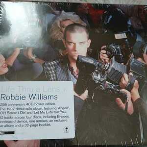 ROBBIE WILLIAMSロビー・ウィリアムズ☆Life Thru a Lens☆25anniversary 4CD box edition☆Angles♪Let Me Entertain You♪