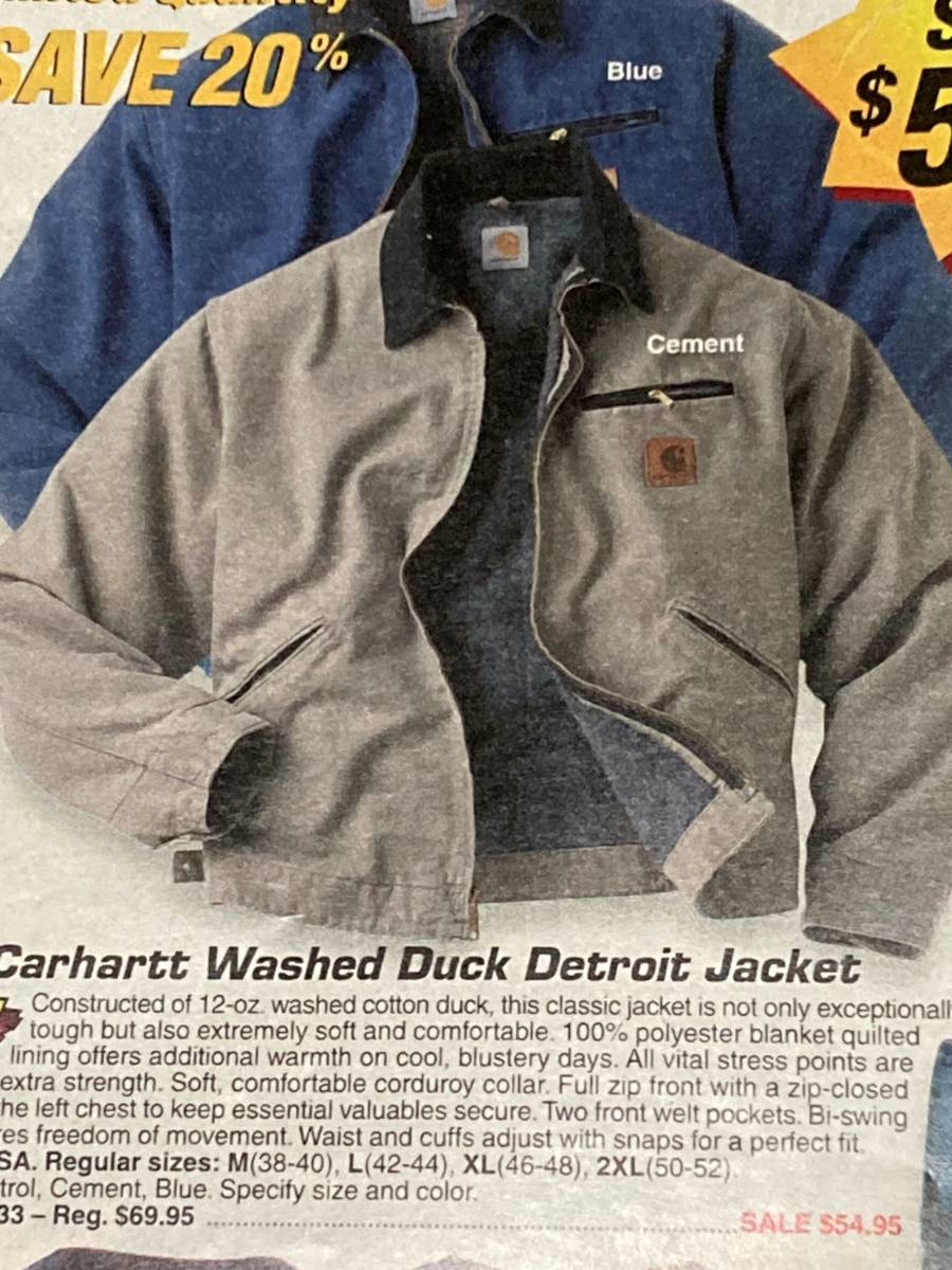 【USA製】カーハート/carhartt デトロイトジャケット　ベージュ ブルゾン 特価ブランド