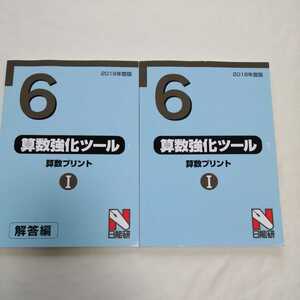 日能研 6年　6年生　算数強化ツール　算数プリント　問題集　解答　2018年度版　中学受験　ステージIV　