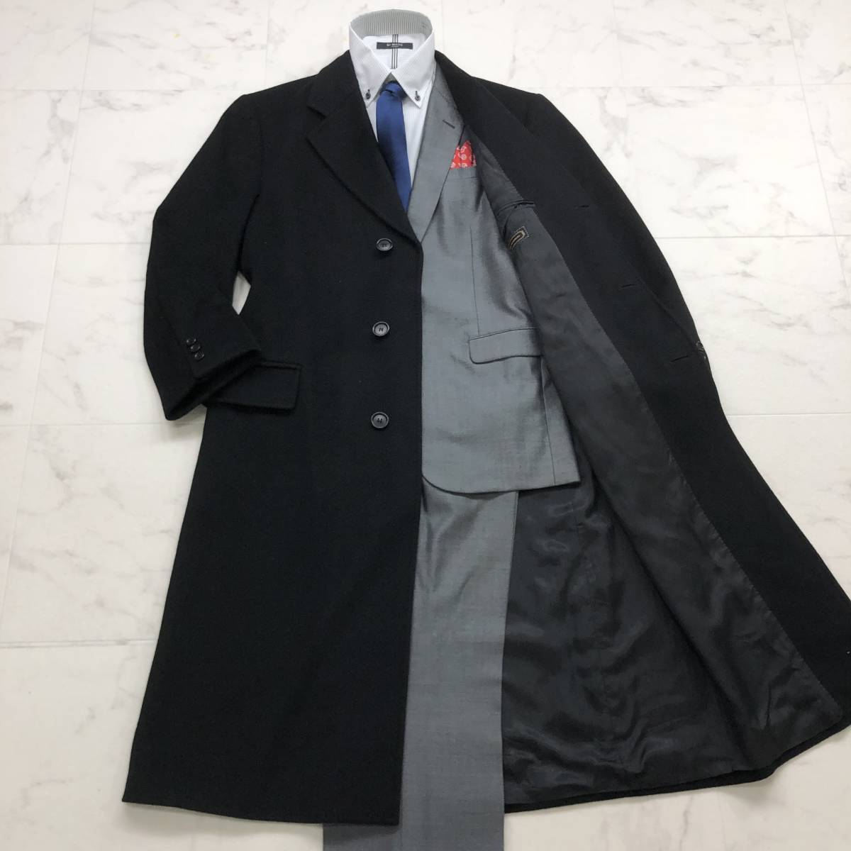 ヤフオク! -「バーニーズ コート カシミヤ」の落札相場・落札価格