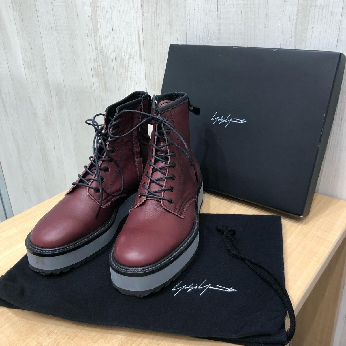 ヤフオク! -ヨウジヤマモト ブーツの中古品・新品・未使用品一覧