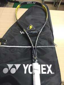 【YONEX VR7S(824)UL1】YONEX(ヨネックス) ボルトレイジ7S UL1 ライトニングイエロー ソフトテニス　新品未使用　ケース付き　後衛