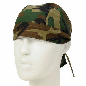 ROTHCO head LAP free size cotton [ wood Land duck ] military bandana bandana cap cloth cap 