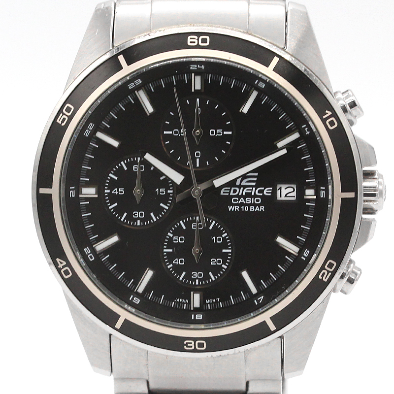 グッドふとんマーク取得 CASIO edifice ソーラー電波時計 メンズ