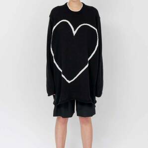 ブラックコムデギャルソン BLACK COMME des GARCONS ハート ニット セーター Sサイズ ブラック コムデギャルソン ギャルソン サイズS