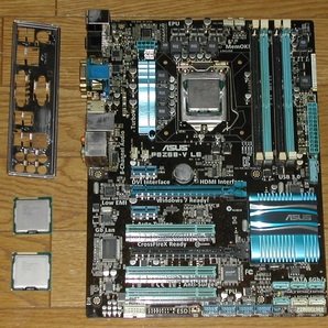 難ありマザボ　ASUS　P8Z68-V LE　LGA1155　CPU3個付き