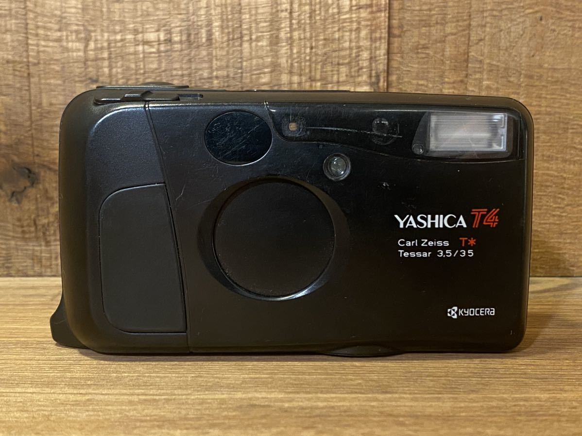YASHICA T4 名機 ヤシカ コンパクトフィルムカメラ-