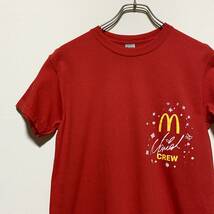 アメリカ古着　マクドナルド　クルーTシャツ　半袖Tシャツ　企業物　企業ロゴ　GILDAN　ギルダン　Sサイズ　【J170】_画像3