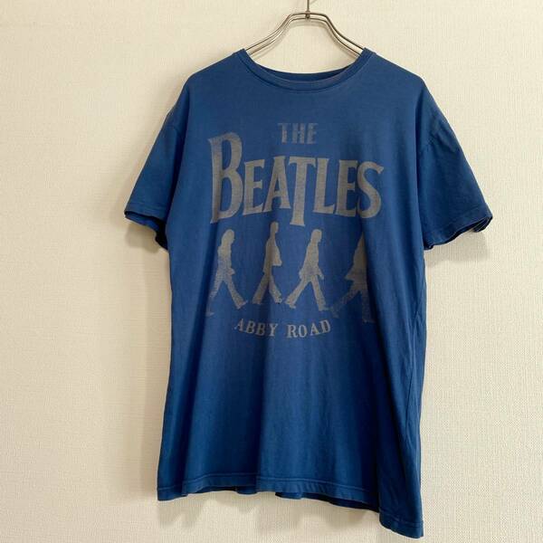 アメリカ古着　BEATLES　ビートルズ　アビイ・ロード　00s　半袖Tシャツ　バンドTシャツ　バンT　【J199】