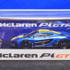 1/64 CMモデル Mclaren マクラーレン P1 GTR（ブルー/イエロー）●の画像1