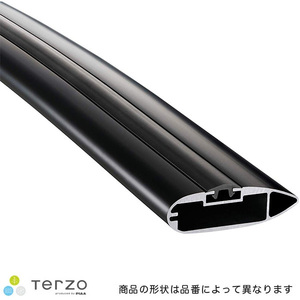 ベースキャリア エアロバー・アルミベースバー ブラック 風切音低減 長さ92cm 1本入り テルッツォ/Terzo EB92AB