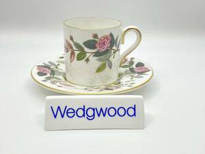 WEDGWOOD ウェッジウッド HATHAWAY ROSE Coffee Cup & Saucer ハサウェイローズ コーヒーカップ＆ソーサー *L288