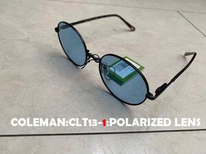 23年新モデル コールマン CLT13-1 偏光サングラス 丸 おしゃれサングラス coleman