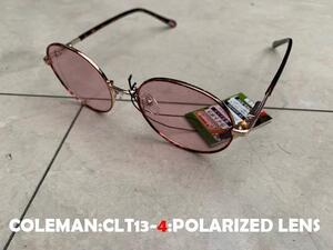 23年新モデル コールマン CLT13-4 偏光サングラス 丸 おしゃれサングラス coleman