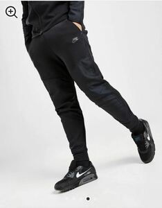 新品 日本未発売 海外正規品 NIKE TECH FLEECE OVERLAY JOGGER PANT Sサイズ BLACK ナイキ テックフリースパンツ ジョガーパンツ