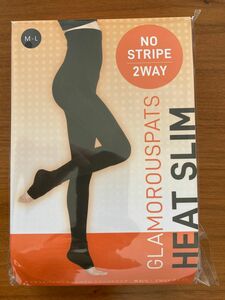 グラマラスパッツ　ヒートスリム　HEAT SLIM 黒タイツ 美脚　Mサイズ　M-Lサイズ