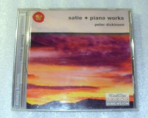 A1■satie◆piano works/peter dickinson/盤面良好/ピアノ◆送料164円