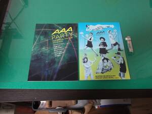 AAA Party бюллетень фэн-клуба 2 шт. Vol.15,Vol.19 стоимость доставки 164 иен 