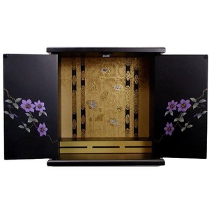  made in Japan new goods family Buddhist altar small size family Buddhist altar Mini family Buddhist altar lacquer ware iron . feeling of luxury 