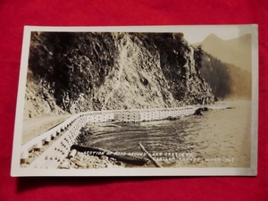 3163/戦前 絵葉書 ワシントン州 クレセント湖 オリンピック国立公園 ポストカード