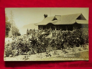 3145/戦前 絵葉書 タコマ (ワシントン州) 州立公園 自然公園 駅 当時写真 ポストカード