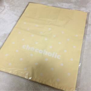 .送料込★chocoholic★チョコホリック★水玉ビニール袋セットＹＥ イエロー黄色 Ｌ 10枚入り ゆめかわいいショップ袋 SWIMMER スイマー R36