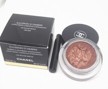 CHANEL シャネル イリュージョン ドンブル 128 ルージュ ブリュレ アイシャドウ 4g ☆残量たっぷり9割　送料220円_画像1