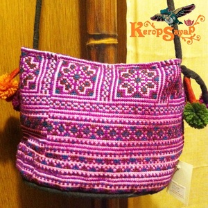 mon group embroidery cloth pochette C Mini shoulder bag summer fes! Asian ethnic race Thai miscellaneous goods 