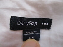 ■ baby gap ■ 可愛い刺繍入りブラウス 110cm オフホワイト_画像3