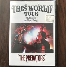 送料無料 新品即決 THE PREDATORS THIS WORLD TOUR 2010.9.17 at Zepp Tokyo DVD 国内正規品 the pillows 山中さわむ GLAY JIRO 高橋宏貴_画像1