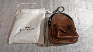 [ regular goods ] new goods unused COACH leather made rucksack accessory 