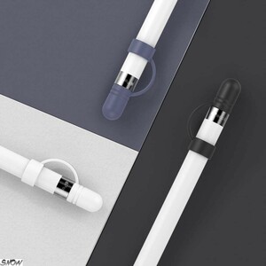 3色-A シリコン製 滑り止め スキン スリーブ キャップ アップル ペンシル 保護 Apple Pencil ケース スタイラスペン タッチペン カバー