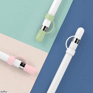 3色-B シリコン製 滑り止め スキン スリーブ キャップ アップル ペンシル 保護 Apple Pencil ケース スタイラスペン タッチペン カバー