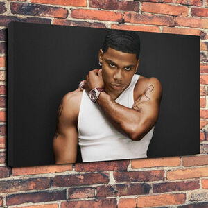 Nelly ネリー 高級 キャンバス パネル ポスター A1 海外 雑貨 グッズ 写真 フォト 雑貨 ヒップホップ ラッパー フレーム