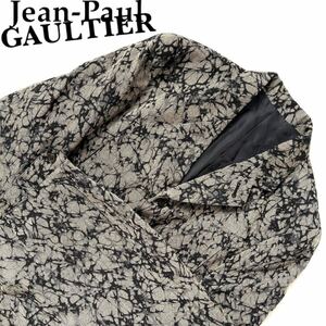 【送料無料】Jean Paul Gaultier ジャンポールゴルチエ セットアップ　スーツ　レディース　ジャケット　パンツ　総柄　模様　40