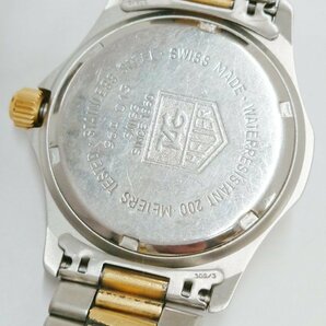 稼働品!!電池交換済み!!TAG HEUER/タグホイヤー プロフェッショナル 2000シリーズ 金色 レディース ウォッチ デイト 腕時計の画像7