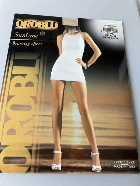 【送料無料】 OROBLU suntime bronzing effect L EU 42-44 nude look 15デニール パンティストッキング オロブル パンスト panty stocking